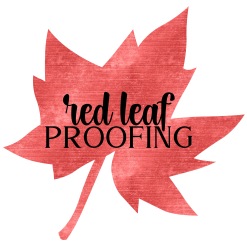Alternate Logo — Red Leaf Proofing
